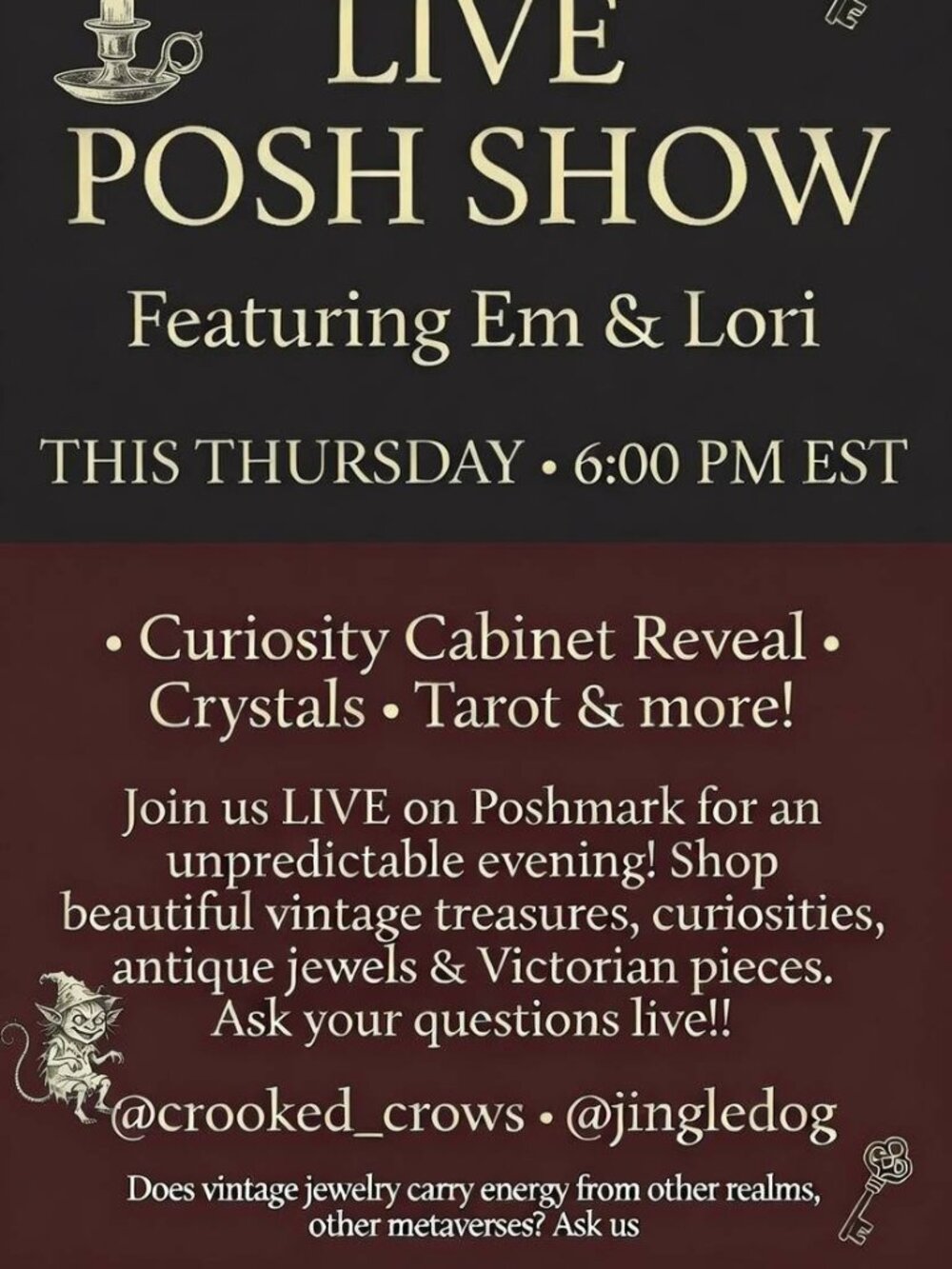 LIVE with Em & Lori - Crystals, Tarot, Curiosities & More